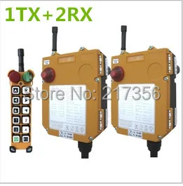 

F24-12D(include 1 transmitter+ 2 receivers)/12 channels 2 Speed Hoist crane remote control wireless Uting remote control