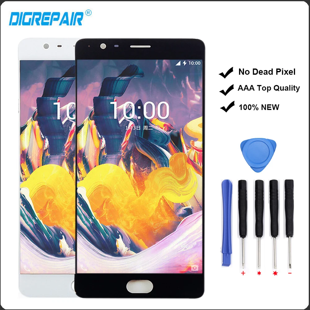 

For One Plus 3T LCD A3003 A3010 LCD Display Touch Screen Digitizer a3003 display For Oneplus 3T Screen Replacement