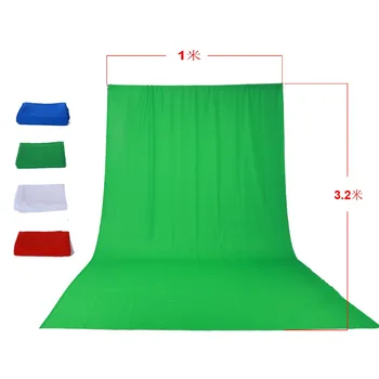 

Green/White/Blue/Red Screen Cotton Muslin Background Photography Backdrop Lighting Studio Video Photo Chromakey