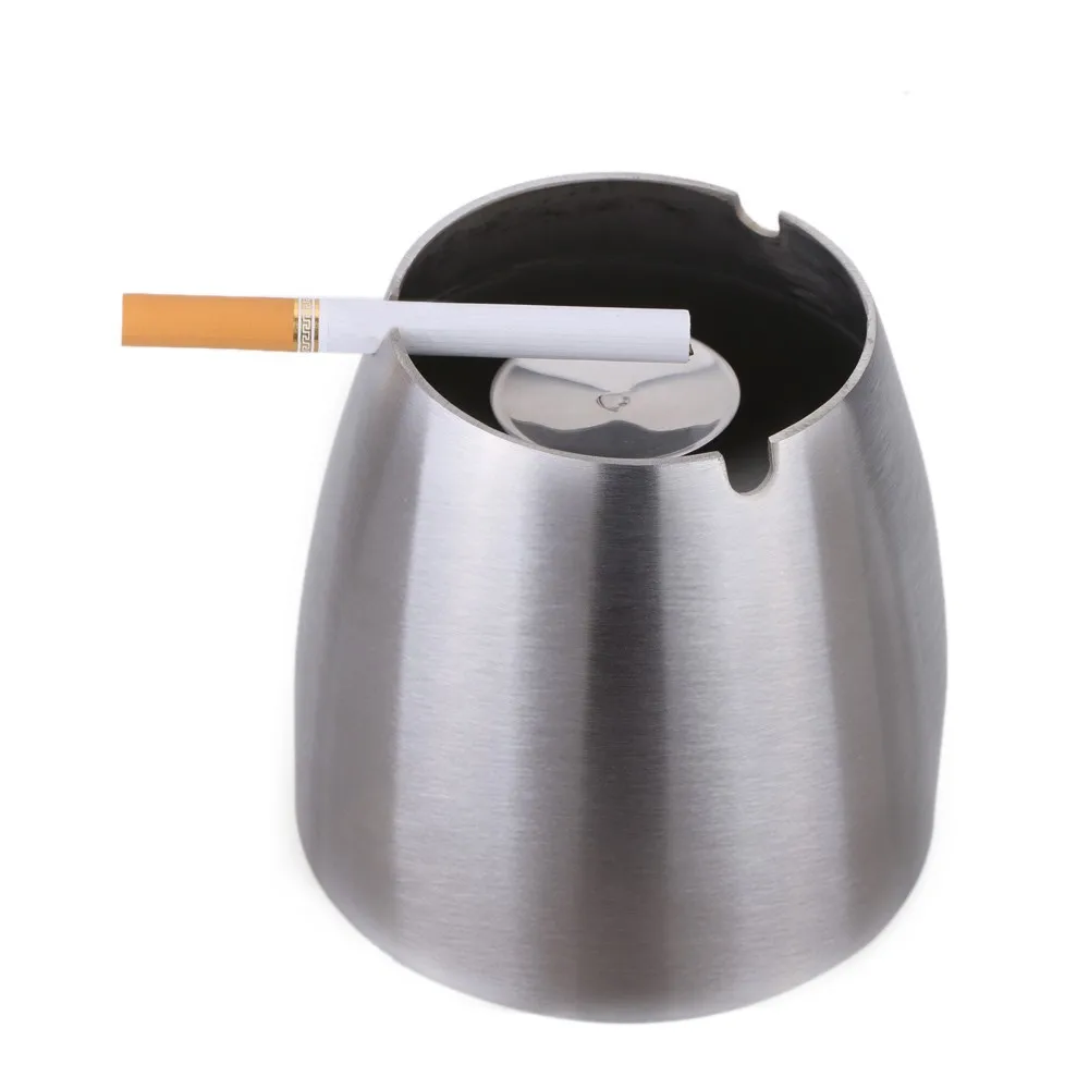 High Quality Stainless Steel Windproof Taper Ashtray Cigarette Cigar