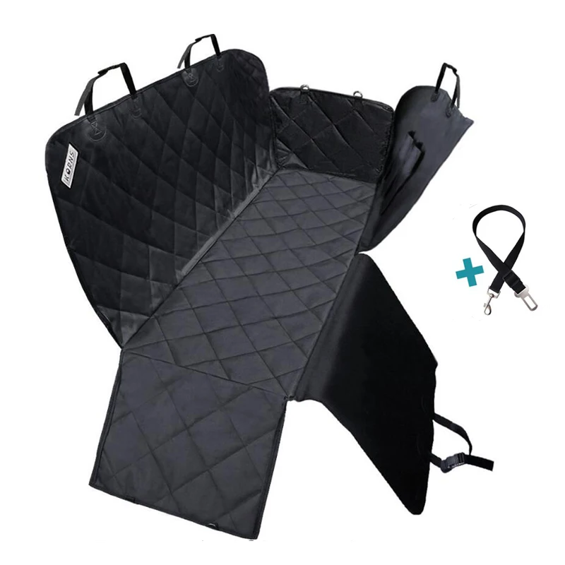 

Dog Car Pet Seat Cushion Mesh Waterproof Pet Carrier Car Rear Back Seat Mat Hammock Rear Car Seat Cover Mat Universal version