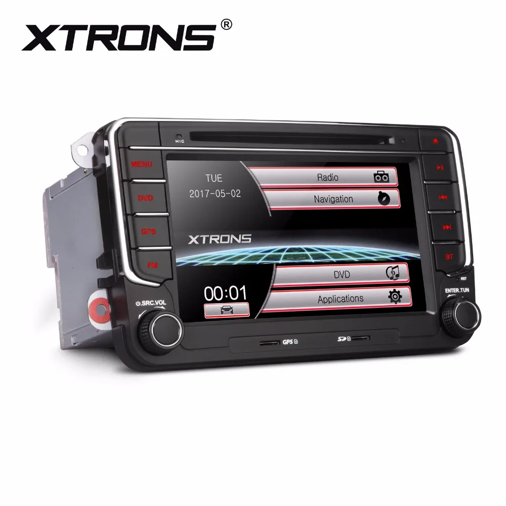 XTRONS 7 ''автомобильный dvd-плеер 2 din gps навигация Радио для Volkswagen Golf Plus Passat CC Magotan Tiguan Sharan для сиденья для Skoda