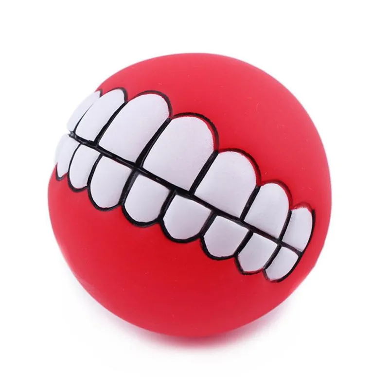 Sound Ball Pet Dog Puppy Squeaky Chew Toy Squeaker Ball Funny Toys
