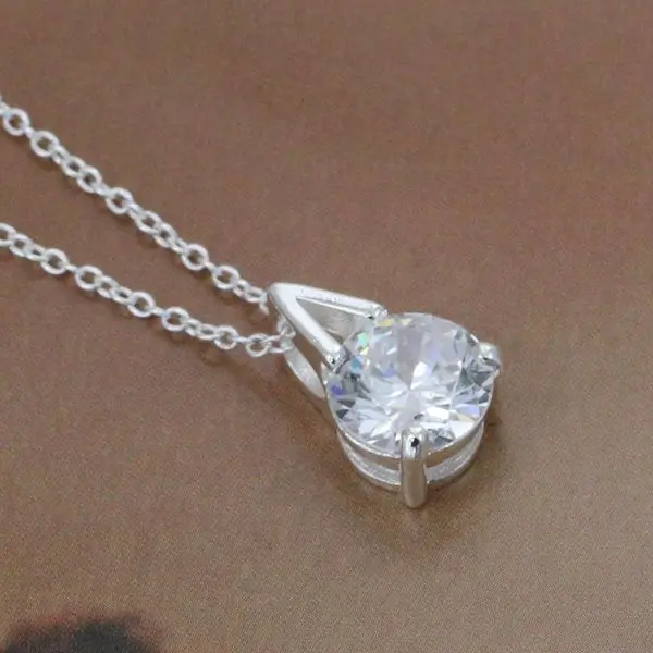 

P257 fashion jewelry chains necklace Silver plated pendant /bprakgyasy