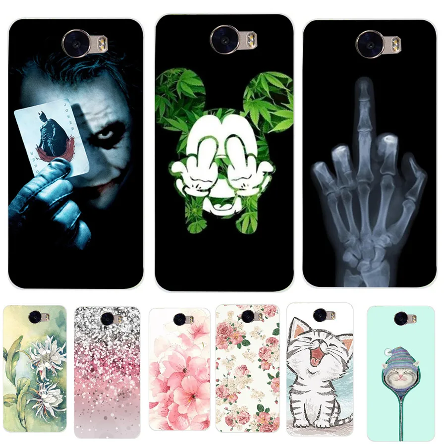 

Huawei Y5 II Cases For Huawei Y6 II Compact 5.0" Cover Soft Silicon TPU Phone Case For Y5 ii Y5 2017 Y3 2017 Cases