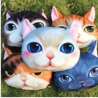 

New cute cat pillow Cute cartoon plush toy Animal figurine comet pillow cushion