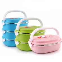 Microwaveable Lunch Bento Box Stainless Multifunction Steel Adults Kids Meal Prep Picnic Food Container Storage Boxs Dinnerware