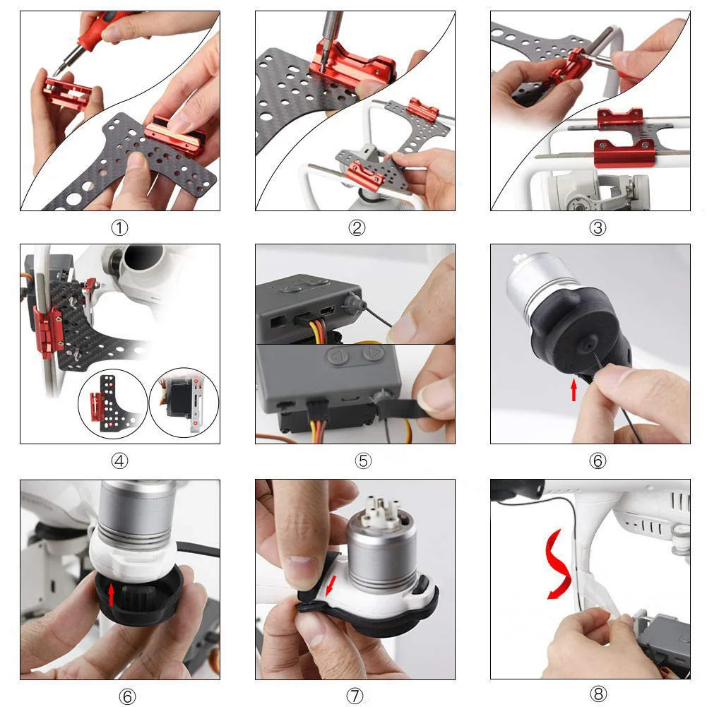 

Drone Clip Electronic Plastic Payload Delivery Spared RC Toy Accessories Multipurpose Drop Transport Adjustable For DJI 4 Series