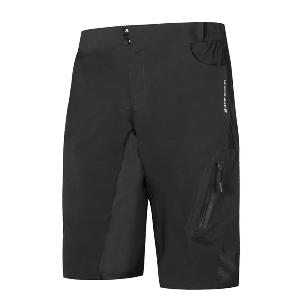 WOSAWE Elastic Side Pockets Cycling Shorts Water Repellent No Pad Mountain Bike Short Pants Breathable Downhill Sports Shorts WOSAWE Elastic Side Pockets Cycling Shorts Water Repellent No Pad Mountain Bike Short Pants Breathable Downhill Sports Shorts