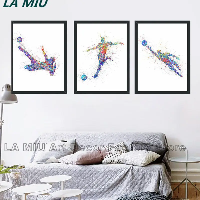 Nordic Poster Modern Abstract Simple Water Color Campaign Series Of Decorative Canvas Painting Hot Style Unframed Wall Art | Дом и сад