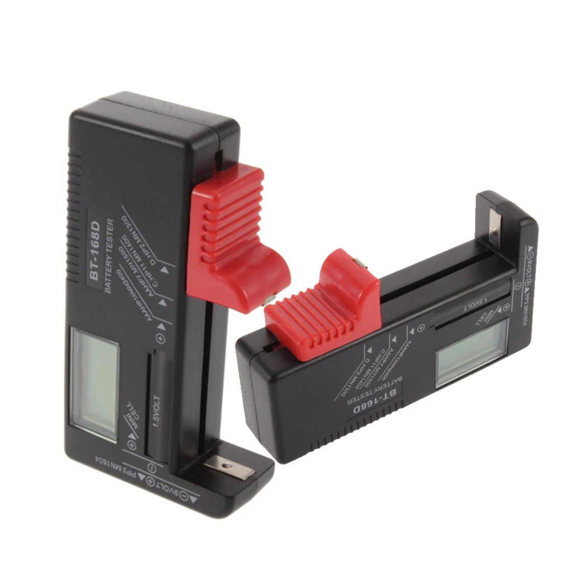 1pcs New BT 168D Digital Battery Tester Checker For 1.5V 9V Button Cell