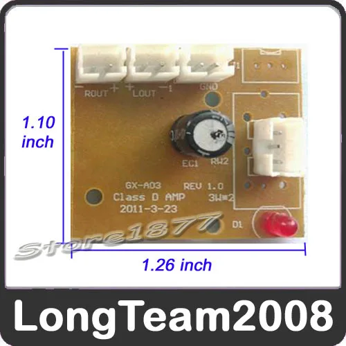 New mini Digital Amplifier USB 5V input / 3W*2 power S876