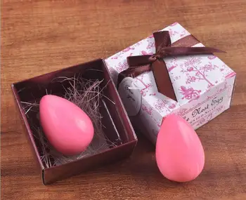 

240 pcs/lot Bird Egg Shape Organic Falling In Love Wedding Creative Gifts Small Bath Soap #2180