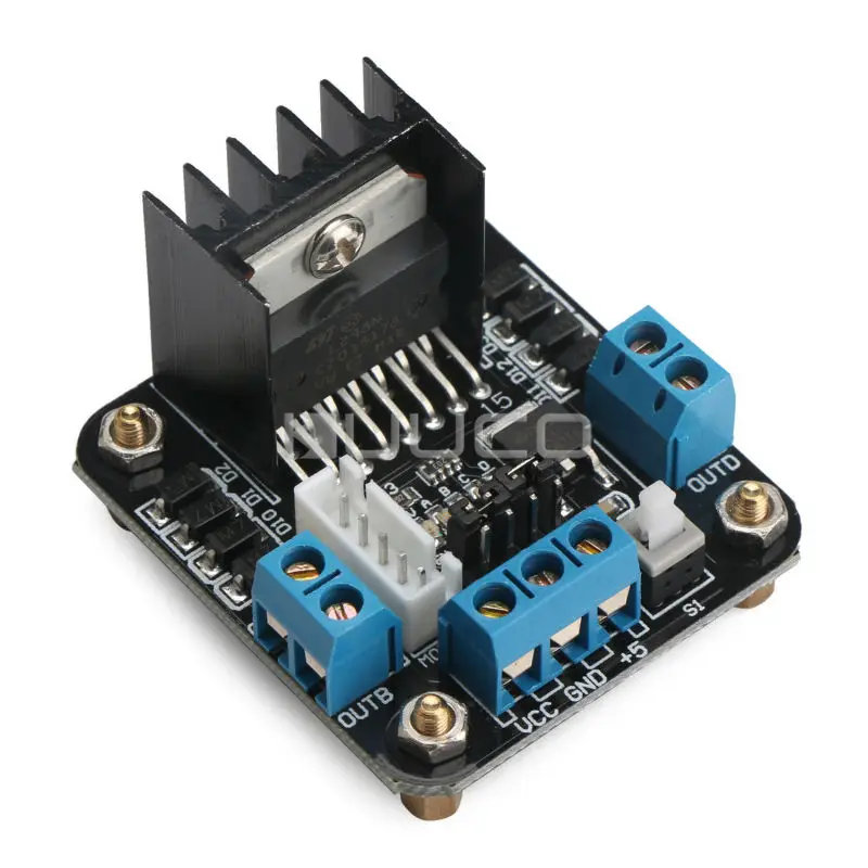 DC 5V~25V Power Supply Module L298N Dual H Bridge DC Stepper Motor Drive Controller Board Module for Arduino Smart Car Robot DC 5V~25V Power Supply Module L298N Dual H Bridge DC Stepper Motor Drive Controller Board Module for Arduino Smart Car Robot