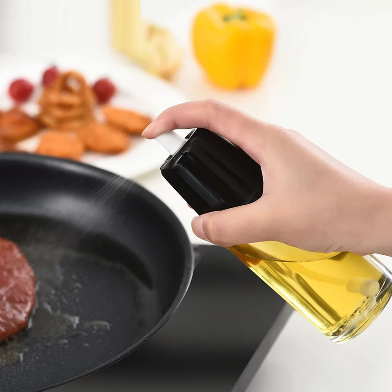 Стеклянная пневматическая бутылка распылитель для масла уксуса Баночки