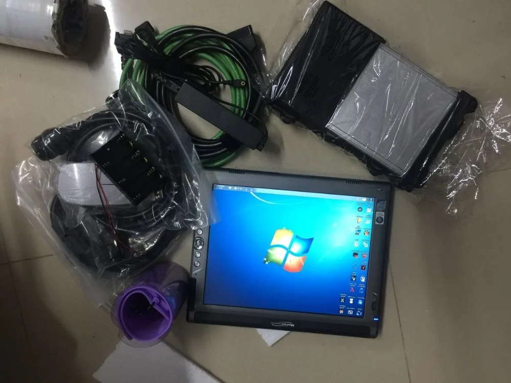  Mb stern entwickler diagnose c5 mit laptop Tablet PC LE1700 software 201912 super ssd sd verbinden 