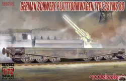 Modelcollect UA72043 1/72 Германия Schwerer plattformwagen Тип ssyms 80