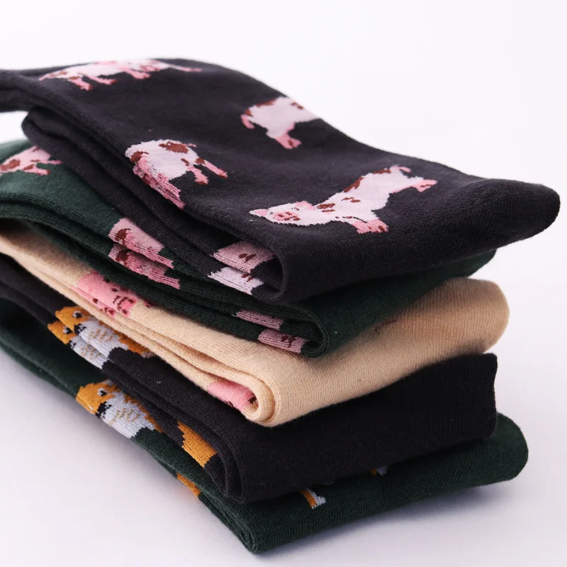 2018 New Cute Kawai Cartoon Women Combed Cotton Socks Women Funny Gift Shiba Inu Cat Pig Corgi Lovely Animal Pattern 2018 New Cute Kawai Cartoon Women Combed Cotton Socks Women Funny Gift Shiba Inu Cat Pig Corgi Lovely Animal Pattern