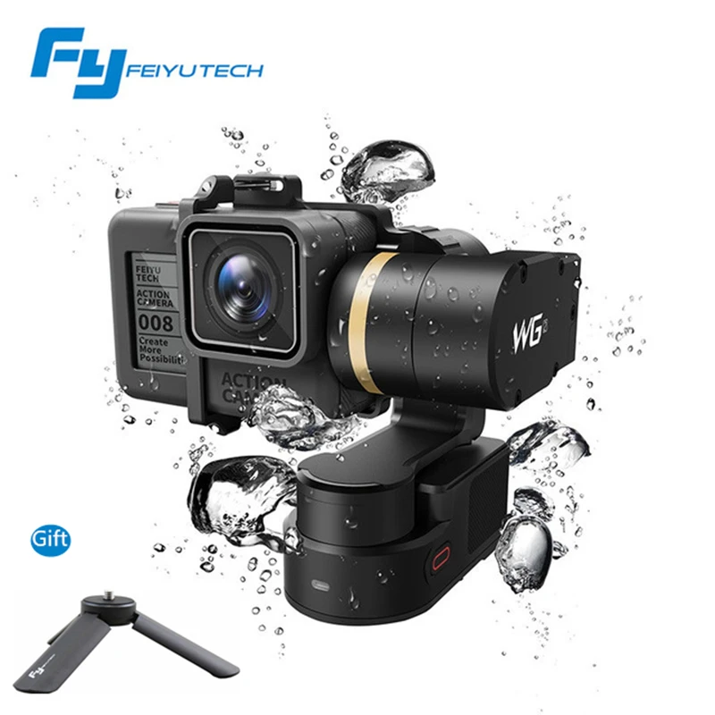 FEIYU FY WG2 3 оси Водонепроницаемый Smart Gimbal стабилизатор для GoPro 4 GoPro 3+ GoPro 3 сеанса 4 5, 6 YI 4 К/SJCAM/AEE и т. д