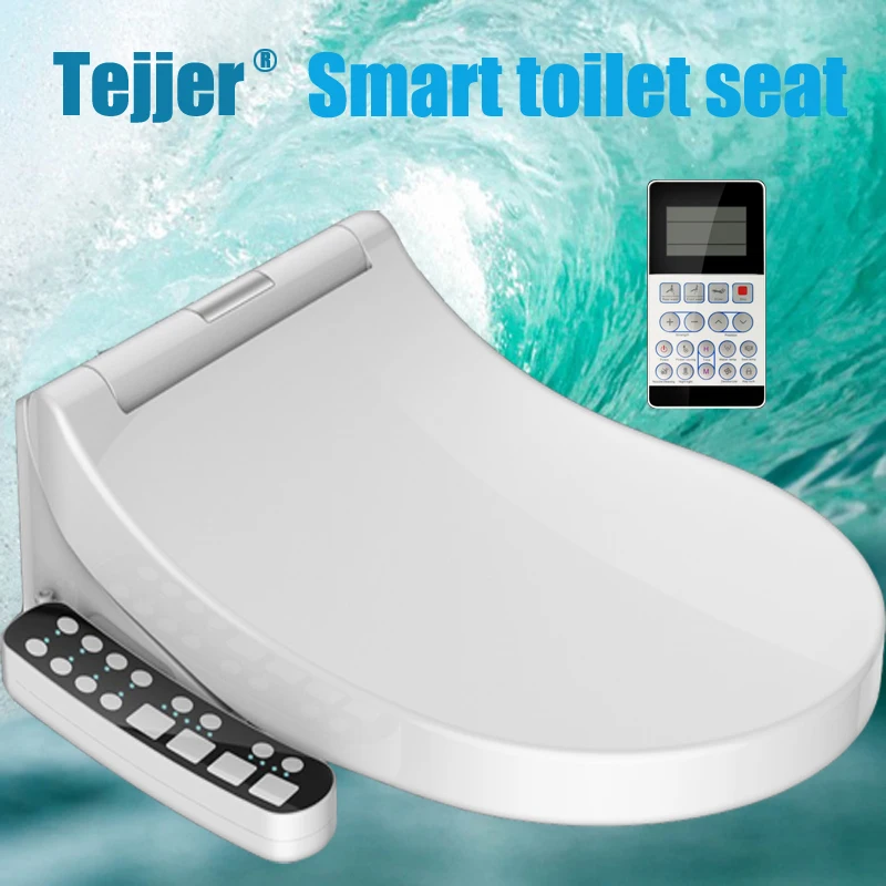 

Tejjer Small Whale Washing Intelligent Temperature Smart Toilet Cover Seat with LED Night Light IPX4 Waterproof
