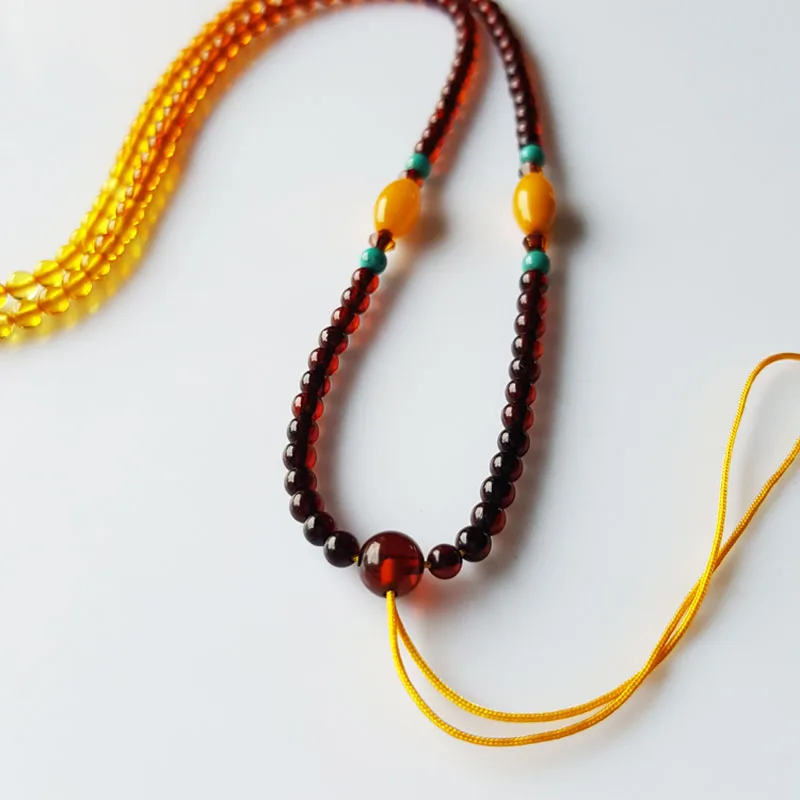 3mm amber necklace (6)