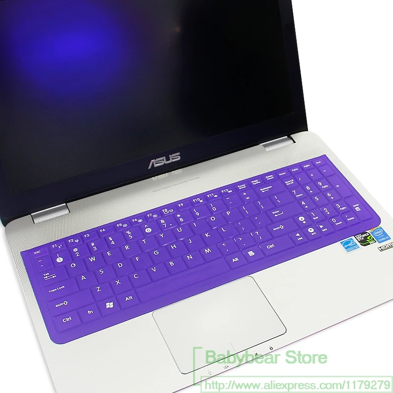 15 дюймовый ноутбук Клавиатура Защитная крышка для Asus 15," A52X B53S K53T K55D K73T N53D N53S N53T P53S X53B X53S X54H X55VD