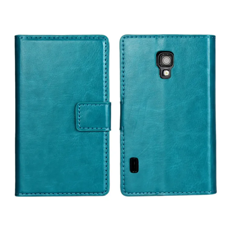Роскошный кожаный чехол-бумажник с откидной крышкой для LG Optimus L7 II P710 P713 L7X P714, чехол для телефона, задняя крышка с подставкой, держатель для карт - Цвет: Cell Phone Case 8