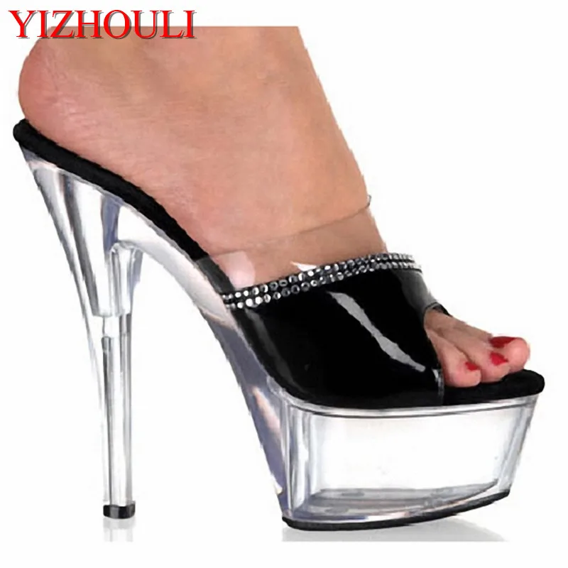 

15CM Super High Heel Platforms Pole Dance/Performance/Star/Model Shoes, Slippers, Wedding Dance Shoes