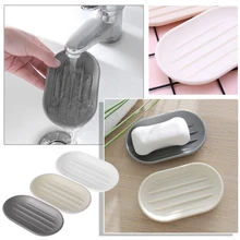 Fashion PP Matte Bathroom Shower Soap Box Dish Storage Plate Tray Holder Container Case