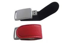 500pcs/lot leather USB2.0 flash drive 4GB 8GB 16G 32G 64G Pen Drive memory stick thumb usb disk on key customized logo