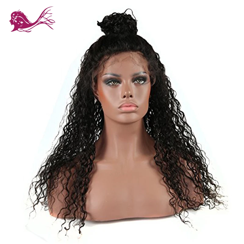 EAYON волос 130% Синтетические волосы на кружеве Remy Свободные глубокие фигурные парики натуральные волосы парики для черный Для женщин