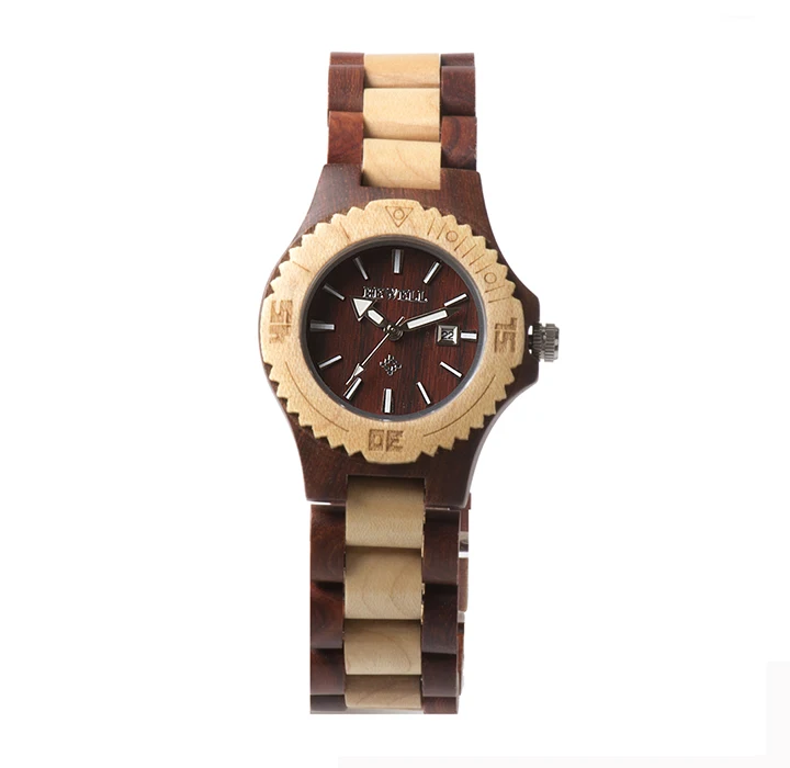 BEWELL WOODEN WATCH