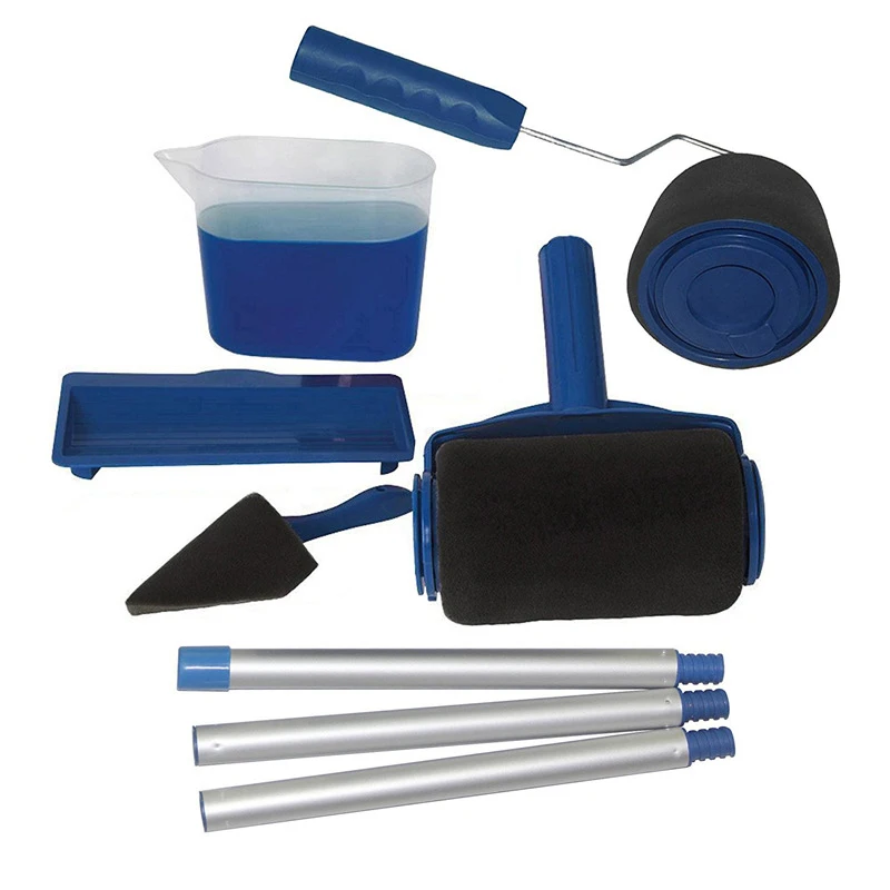 

Wall Paint Roller Seamless Paint Rollers Runner Pro Painting Tools Walls Room Decoration Brush Handle Tool Decorative Set