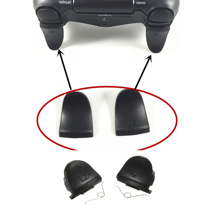 L2 R2 with springs Trigger Controller Gamepad Buttons +R2 L2 Trigger