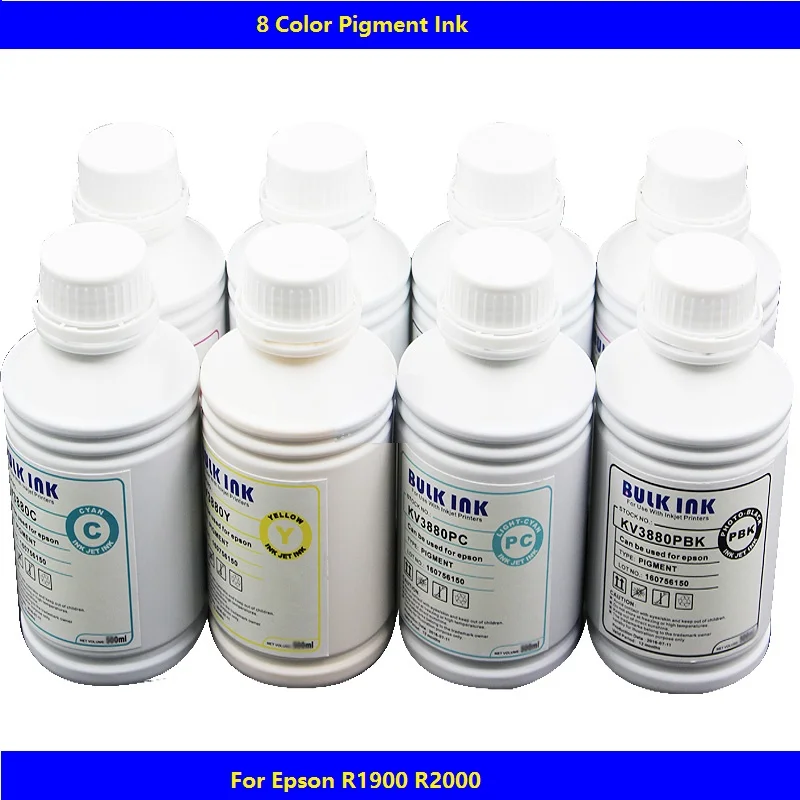 

XIMO 8*1L bottled pigment ink for R1900 R2000