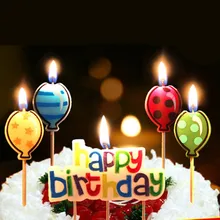 Многоцветная восковая свеча с буквами для детей на день рождения, Милая 16 стильная зубочистка, торт, украшение для детской вечеринки, свеча с цифрами