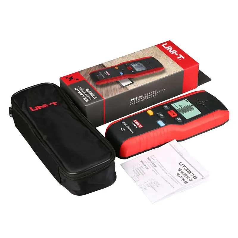 UNI T UT387B Professional Wall Detector tester Wood Metal AC Cable