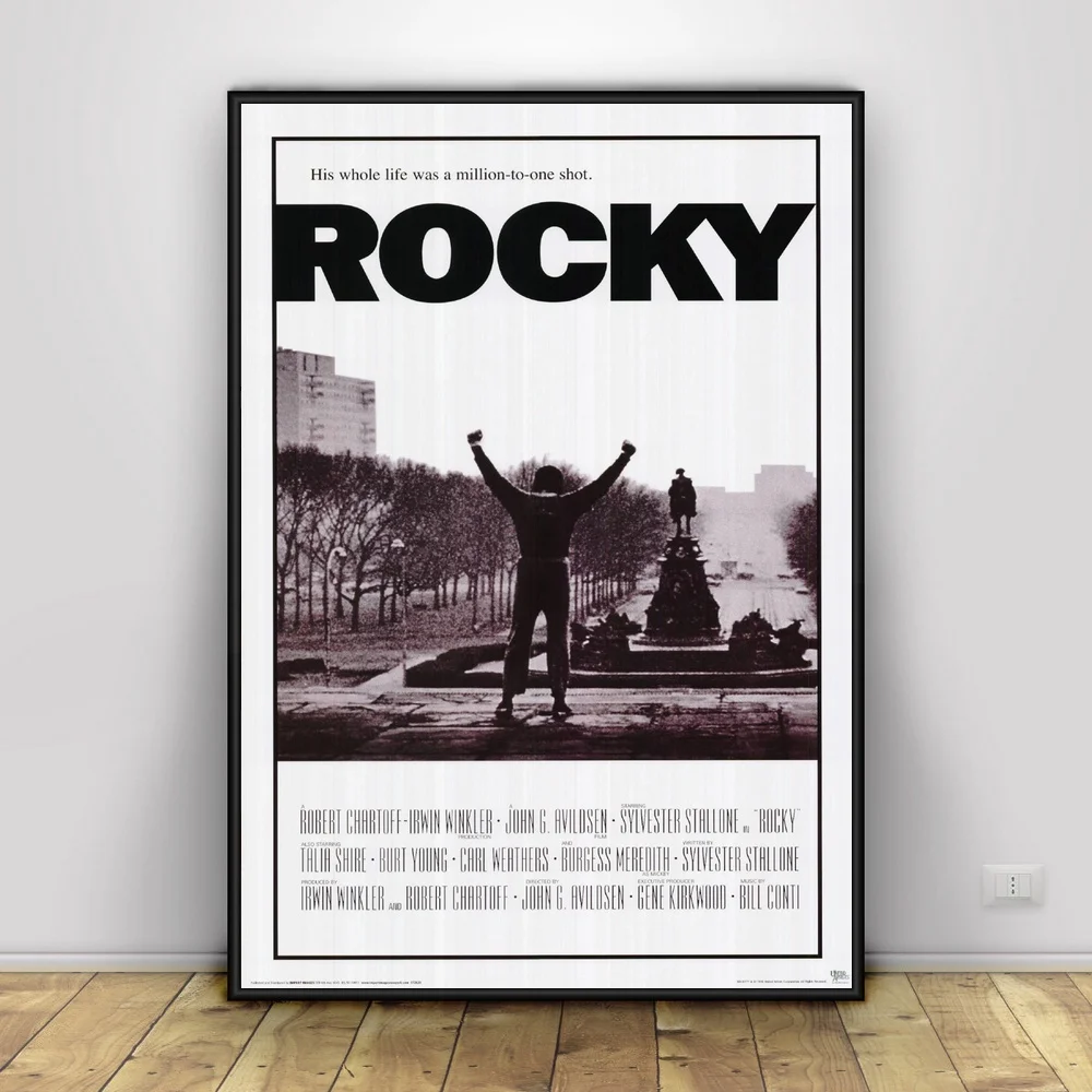 Rocky Balboa Zitate Art Silk Poster Home Decor 12x18 24x36 zoll