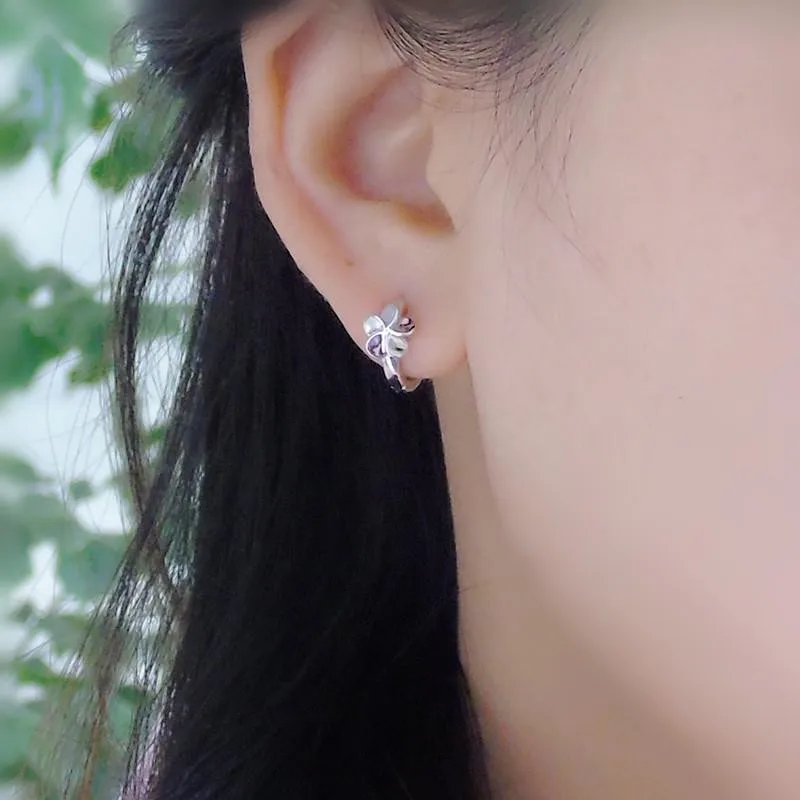 Серьги из серебра 925 пробы Bauhinia с буквенным принтом женские серьги стерлингового