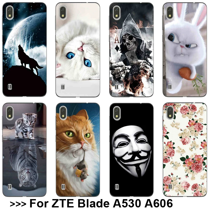 Различные узорчатый чехол для zte лезвие A530 A606 из мягкого ТПУ BA530 5 45