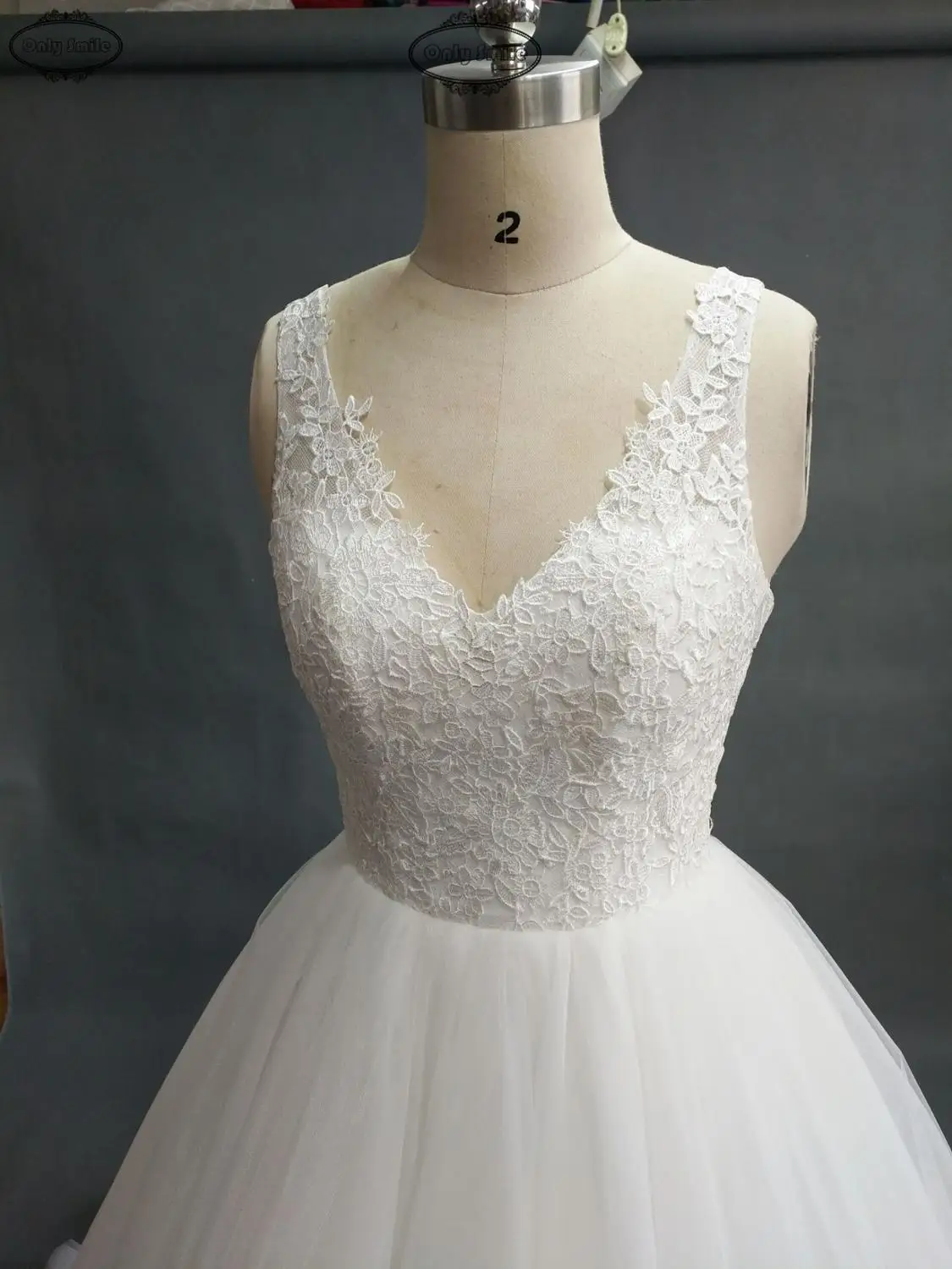 OnlySmile Robe de Mariage Hochzeitskleid сексуальным вырезом на спине и Brdial платья Роскошные