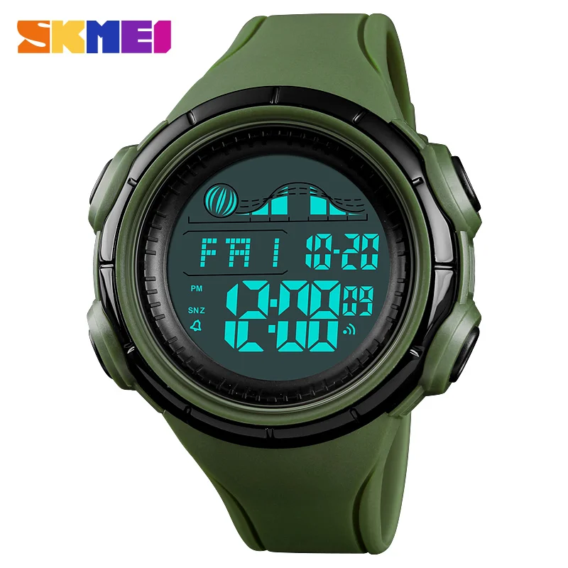 SKMEI 1379 Top Brand Luxury Mens Watches 50m Waterpfoof Digital Calories Tracker Wristwatch Man Sport Watch 2