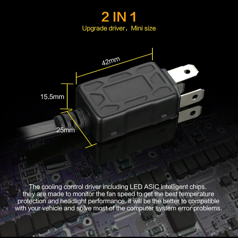 Zdatt H4 Светодиодный лампочки Canbus H7 светодиодный H11 H8 H1 HB3 9005 9006 H9 автомобильный светильник головной светильник лампочка 12000LM 100W 6000 К CSP 12V 24V Авто HB4 светодиодный