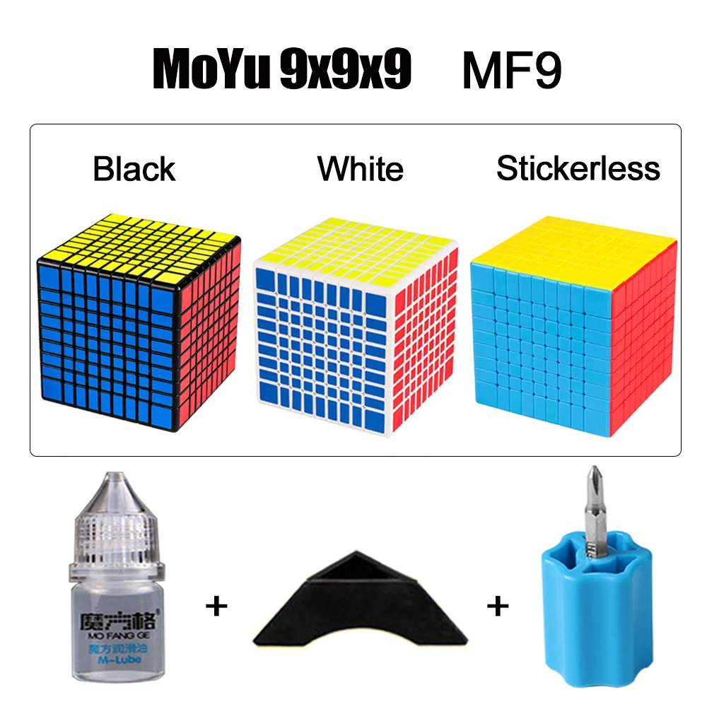 

Konfon Sole MOYU MF9 9x9x9 75MM Magic Puzzle Cube 5 Pcs Suit Neo Cube Adult Kids Educational Toy Birthday Festival Gift