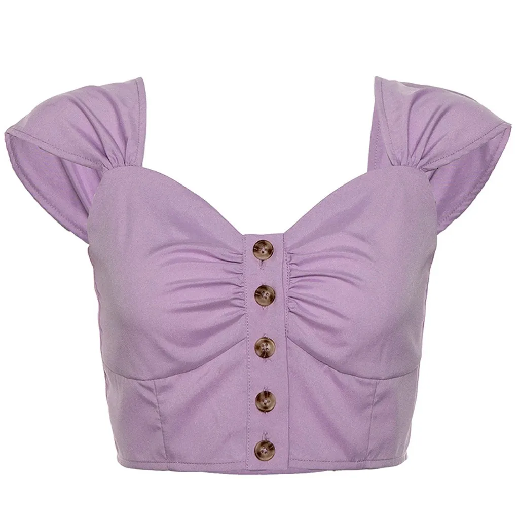 Feitong, укороченный топ, сексуальная Женская Клубная одежда, безрукавка, открытый жилет с коротким рукавом, топы, одноцветные безрукавки для женщин#3
