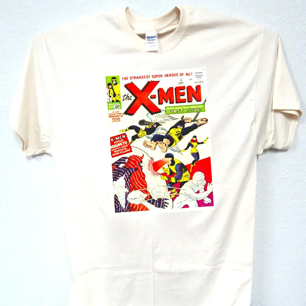

XMEN, Marvel Comic #1,Vintage "Silver Age Cover" T-SHIRT S-3XL New Fashion for Men Short Sleeve Top Tee T SHIRT PLUS SIZE