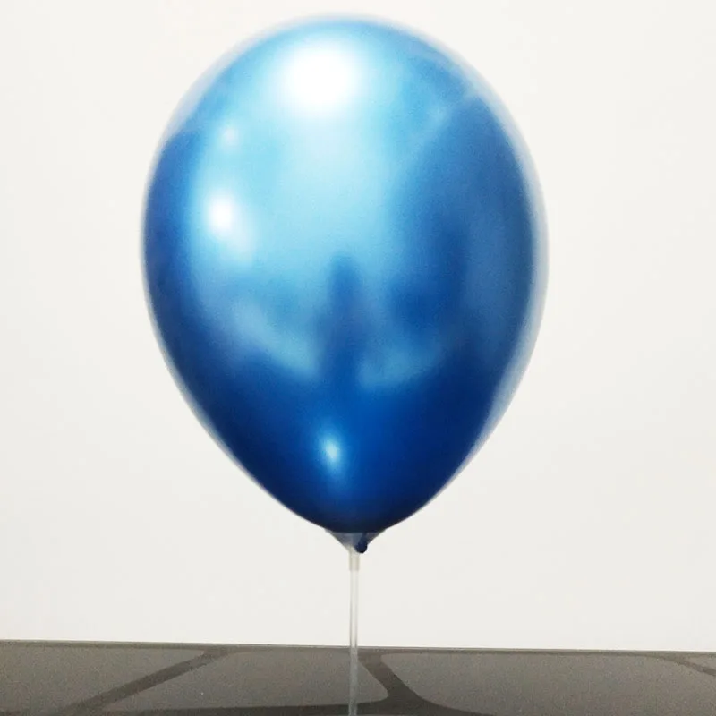 Металлический воздушный шар Декор для вечеринки в честь Дня Рождения хром балон гелий летающие воздушные шары 10 дюймов 12 дюймов толстые металлические вечерние декоративные шары