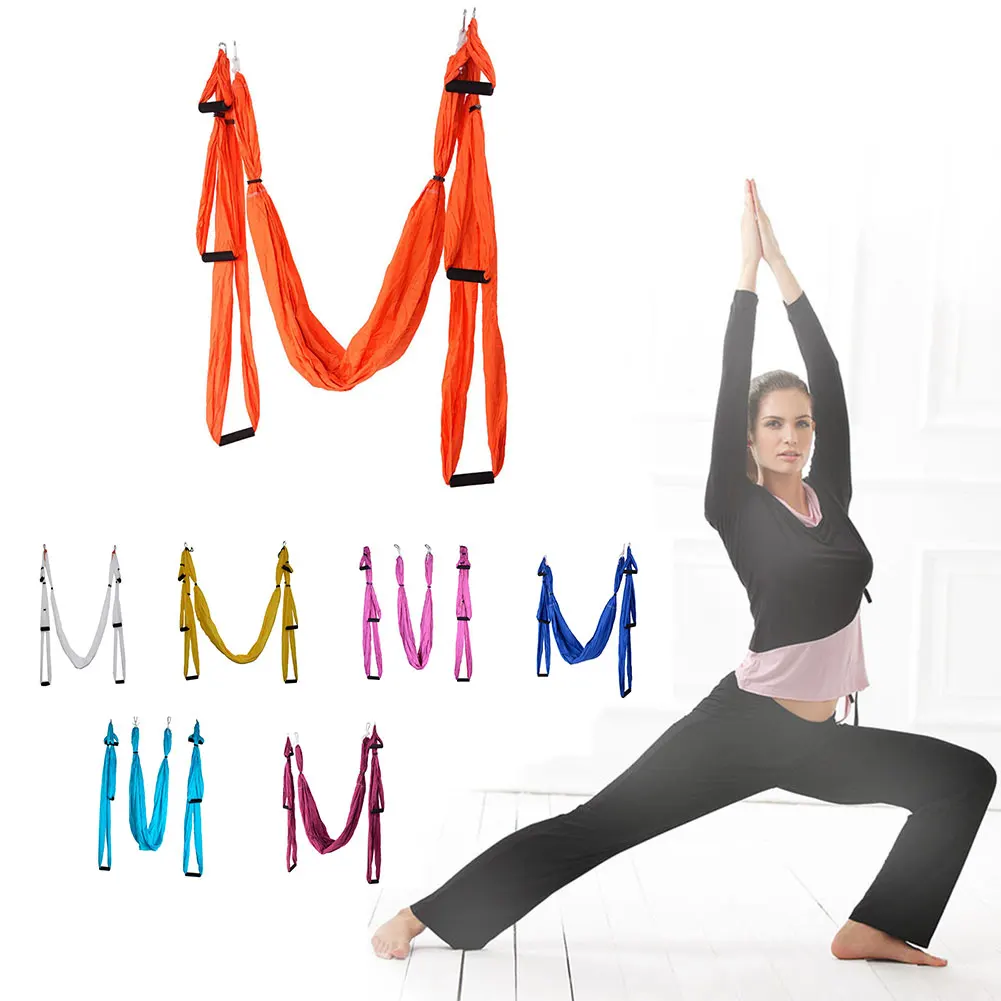 

Large Bearing Elastic Swing Sling Anti Gravity Hammock For Yoga Inversion