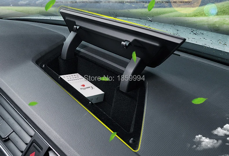 Для 2018 2019 2020 VW tiguan mk2 Передняя центральная консоль коробка для хранения приборной