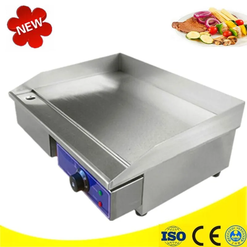 220V/3KW Commercial Electric Grill Griddle Dorayaki Teppanyaki Machine
